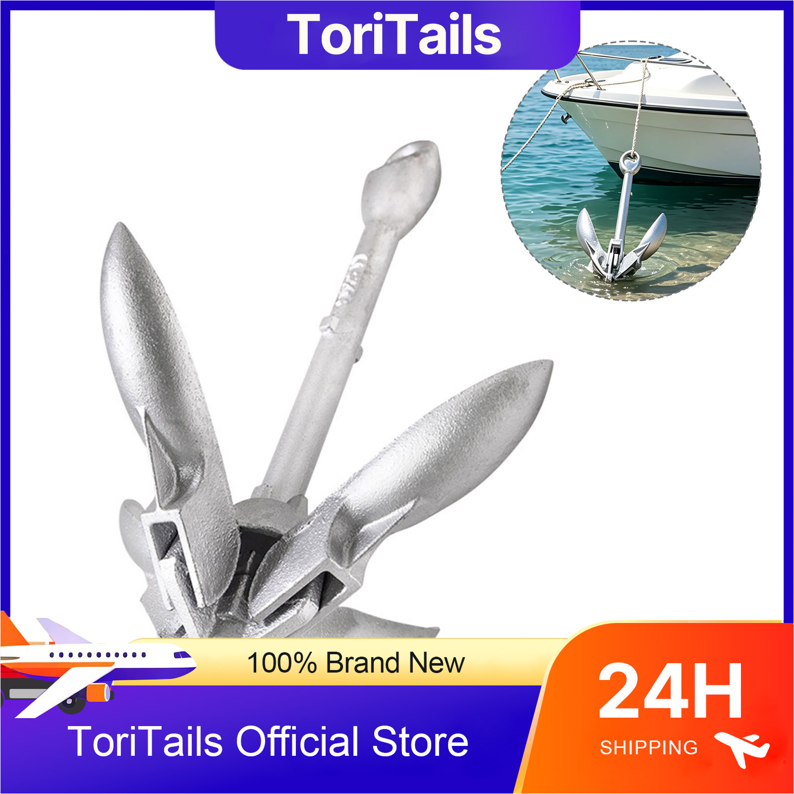 Ancla Plegable KOETSU de 0.7kg - Fishing Kayak Anchor reseña y precio
